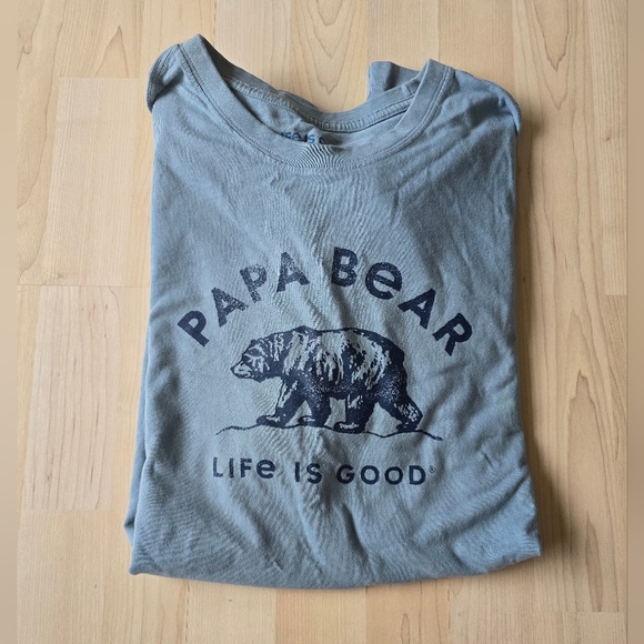 Life Is Good Papa Bear Crusher Tee Size XL - Picture 1 of 9